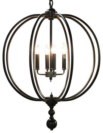 Picture of Metal Globe Chandelier 