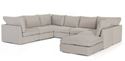 Picture of Paul 7 Piece Sectional with Ottoman 